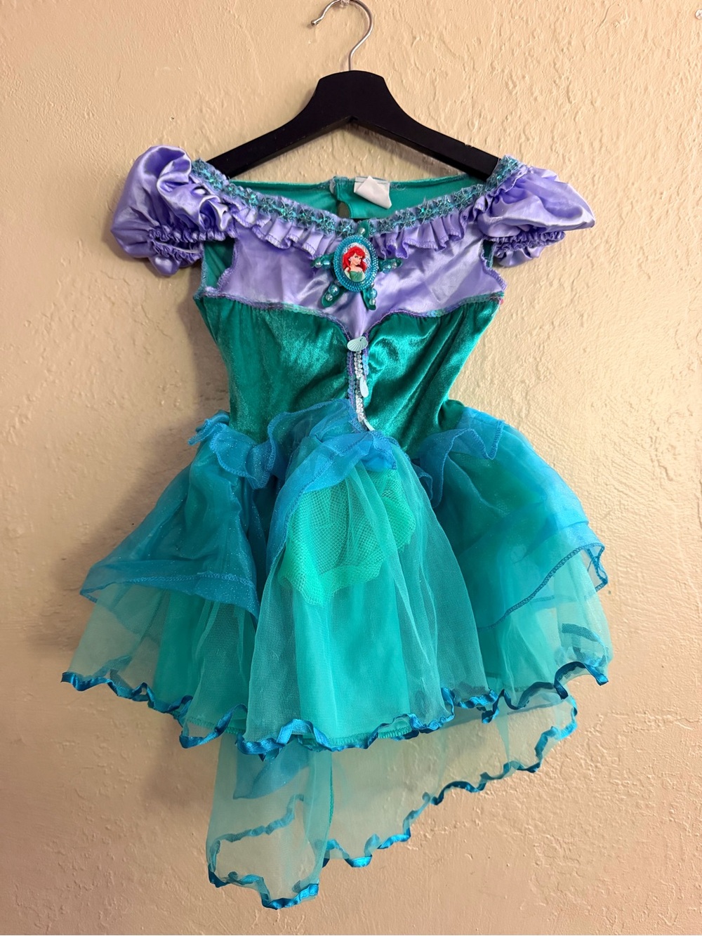 Disney Teal & Purple Ariel-Inspired Girls Costume Dress